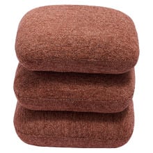 Devika Chenille Swivel Ottoman